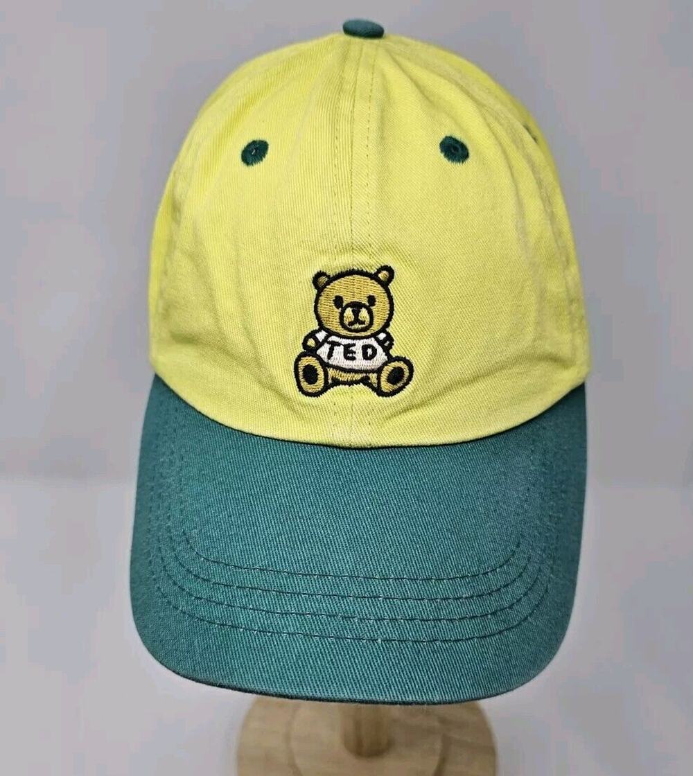 Teddy Fresh Hat H3 2017 Yellow Green Bear Logo Strapback Dad